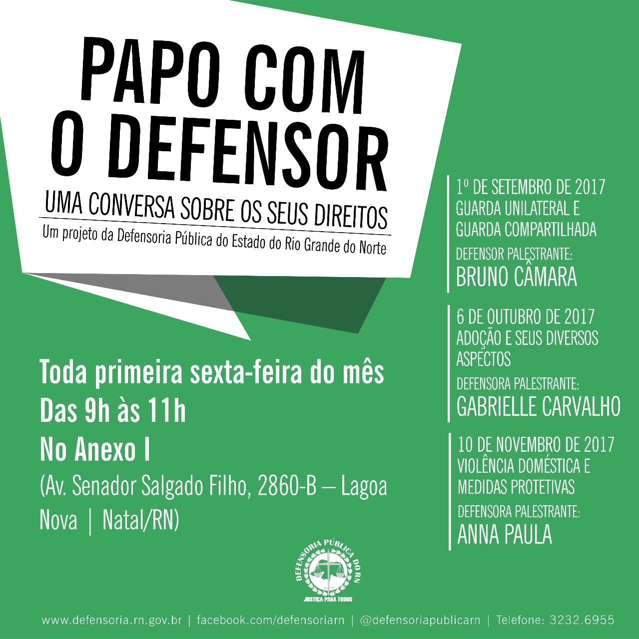 Projeto acontecerá uma vez por mês no núcleo de primeiro atendimento