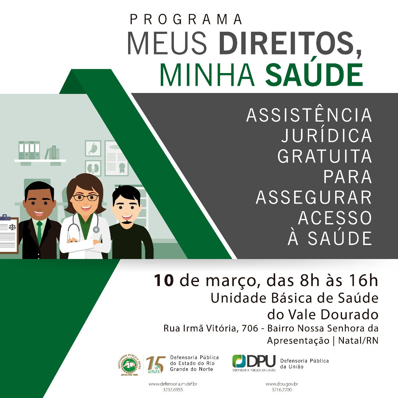 População de Nossa Sra da Apresentação recebe “Meus direitos, Minha Saúde” neste sábado (10)