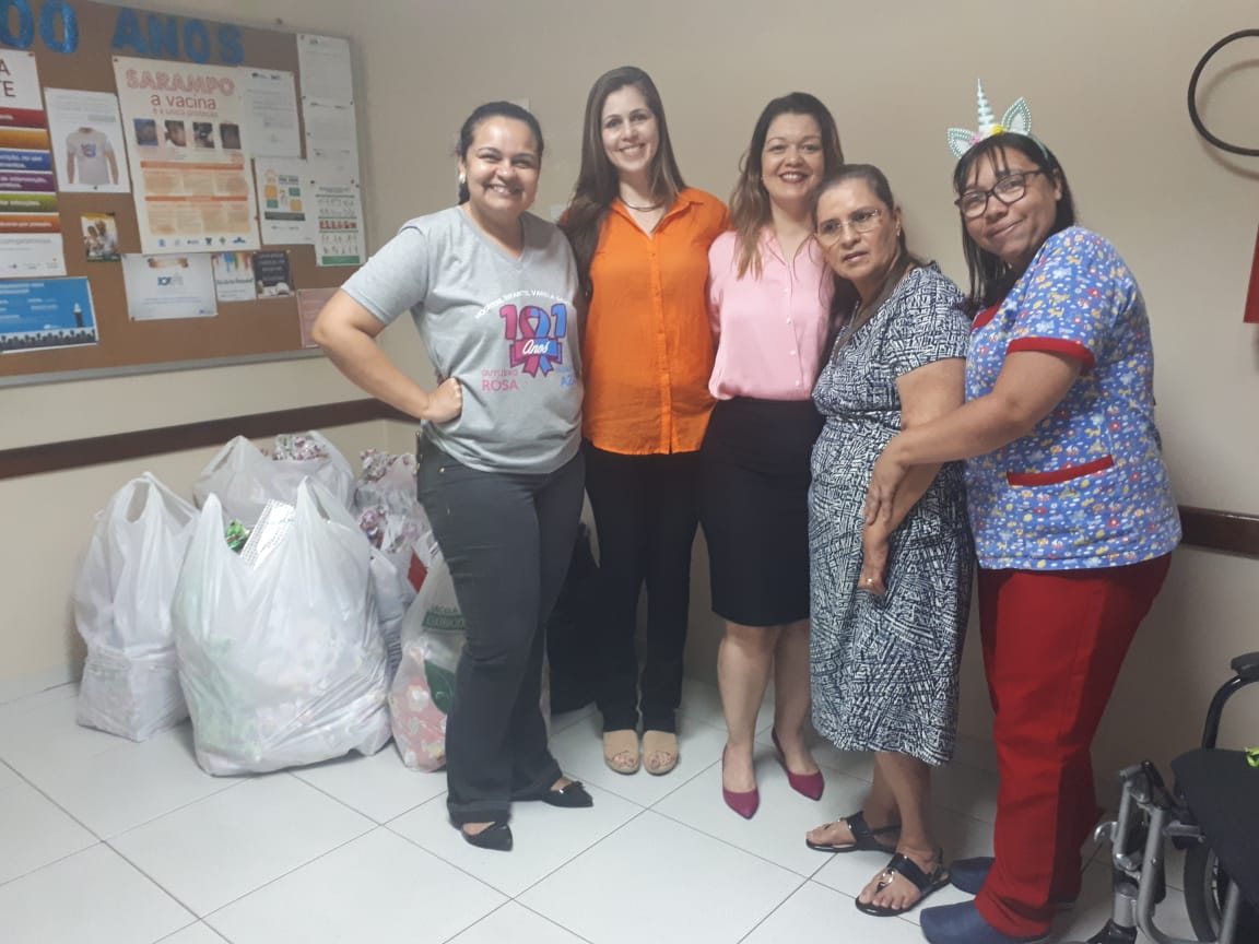 Campanha de arrecadação de brinquedos da DPE/RN entrega doações ao Hospital Varela Santiago