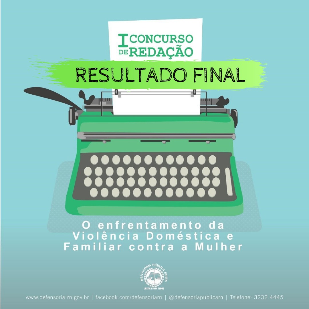 I Concurso de Redação da DPE/RN anuncia redações vencedoras