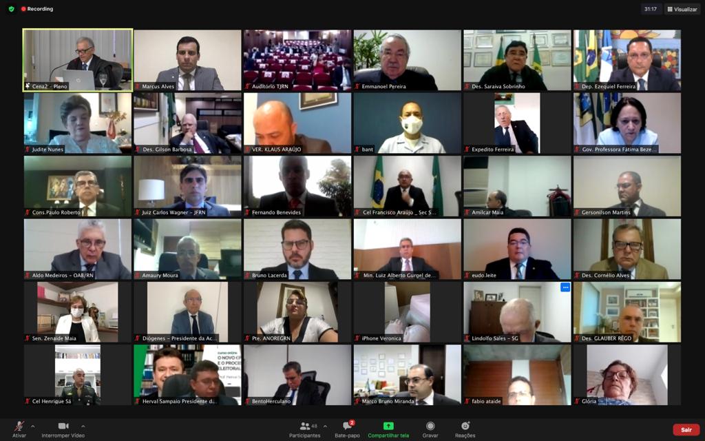 Defensor Público-Geral do RN participa da solenidade de posse de nova gestão do TJRN