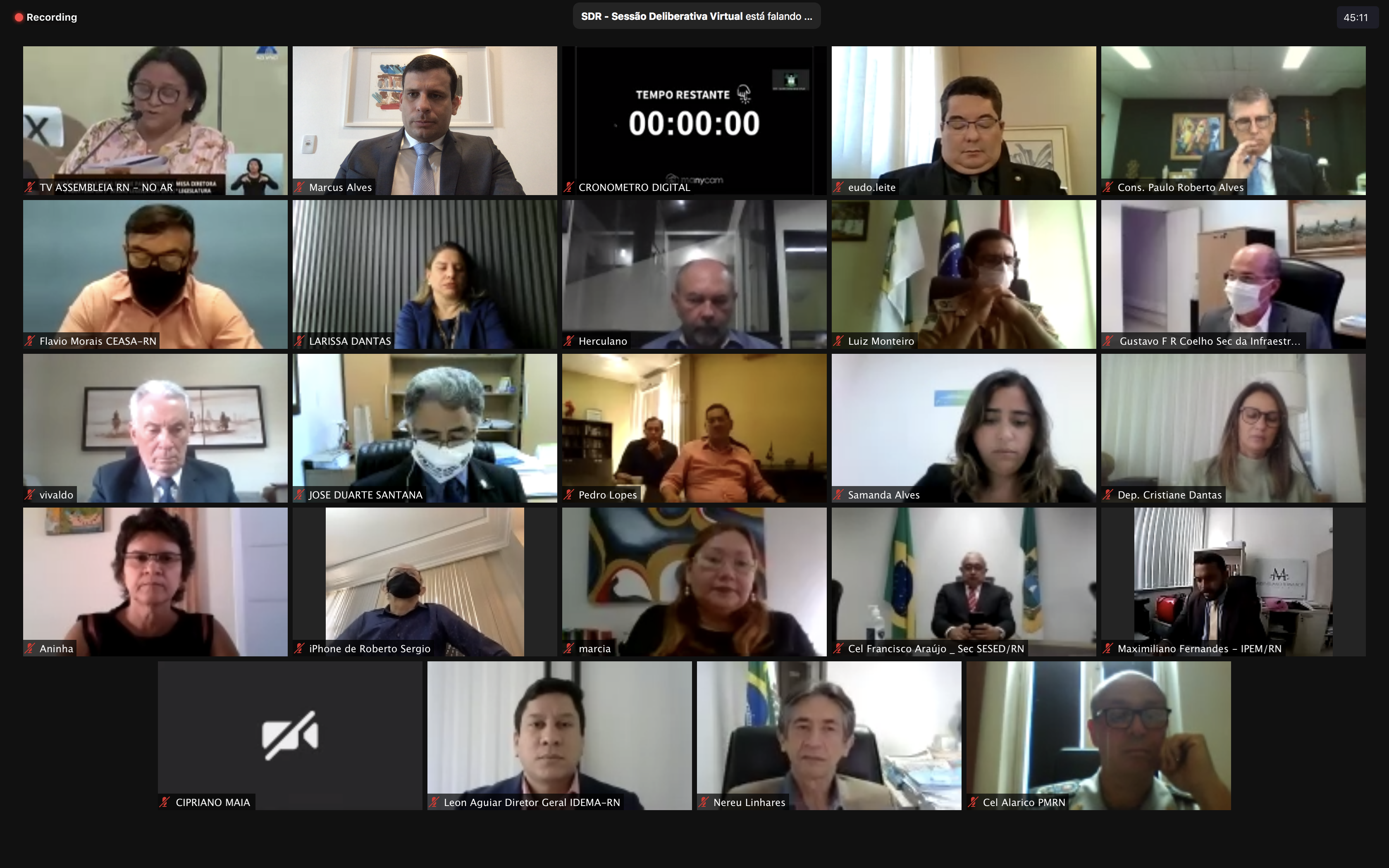 DPE/RN prestigia abertura do ano legislativo e leitura de mensagem governamental