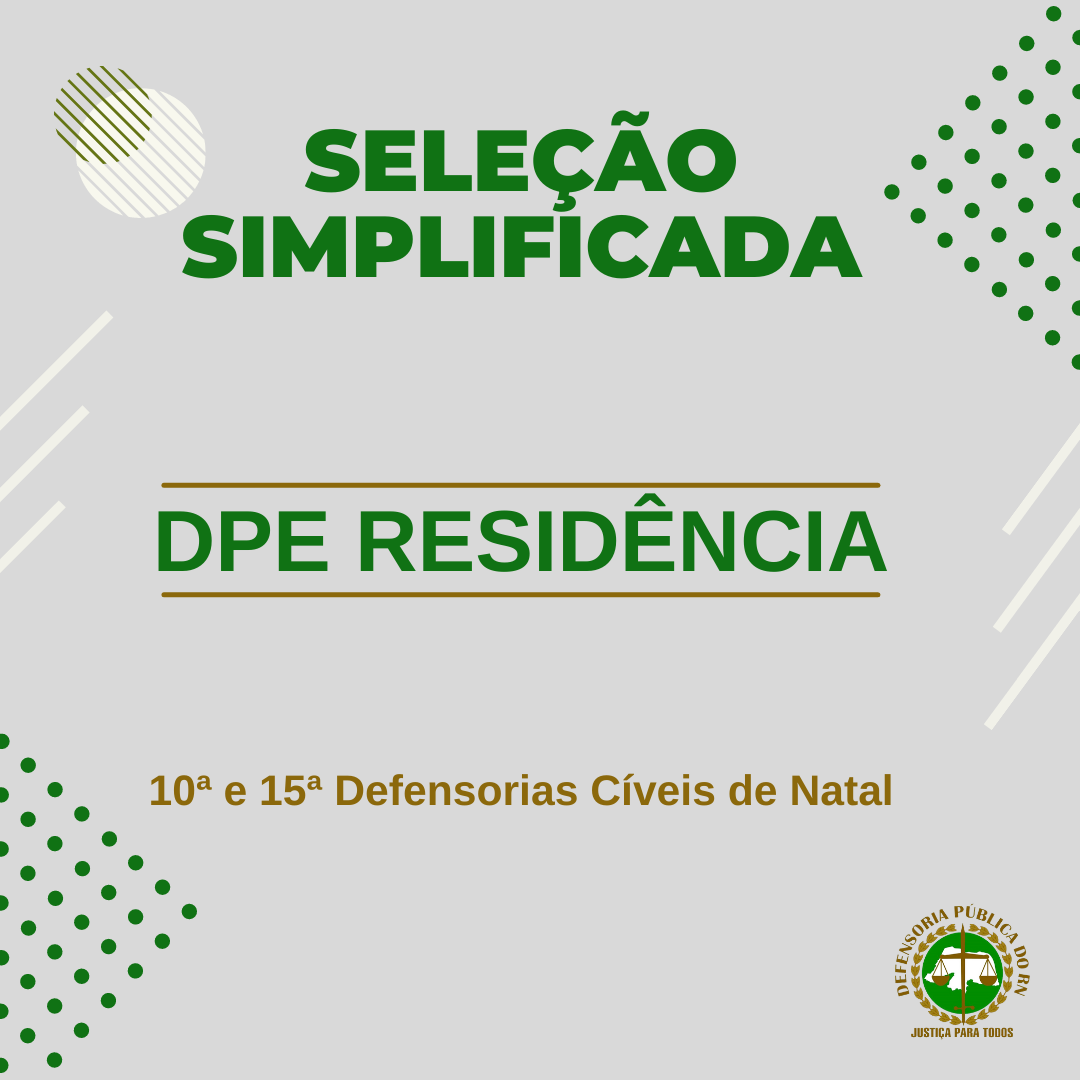 Seleção Simplificada para 10ª e 15ª Cível de Natal tem resultado final homologado