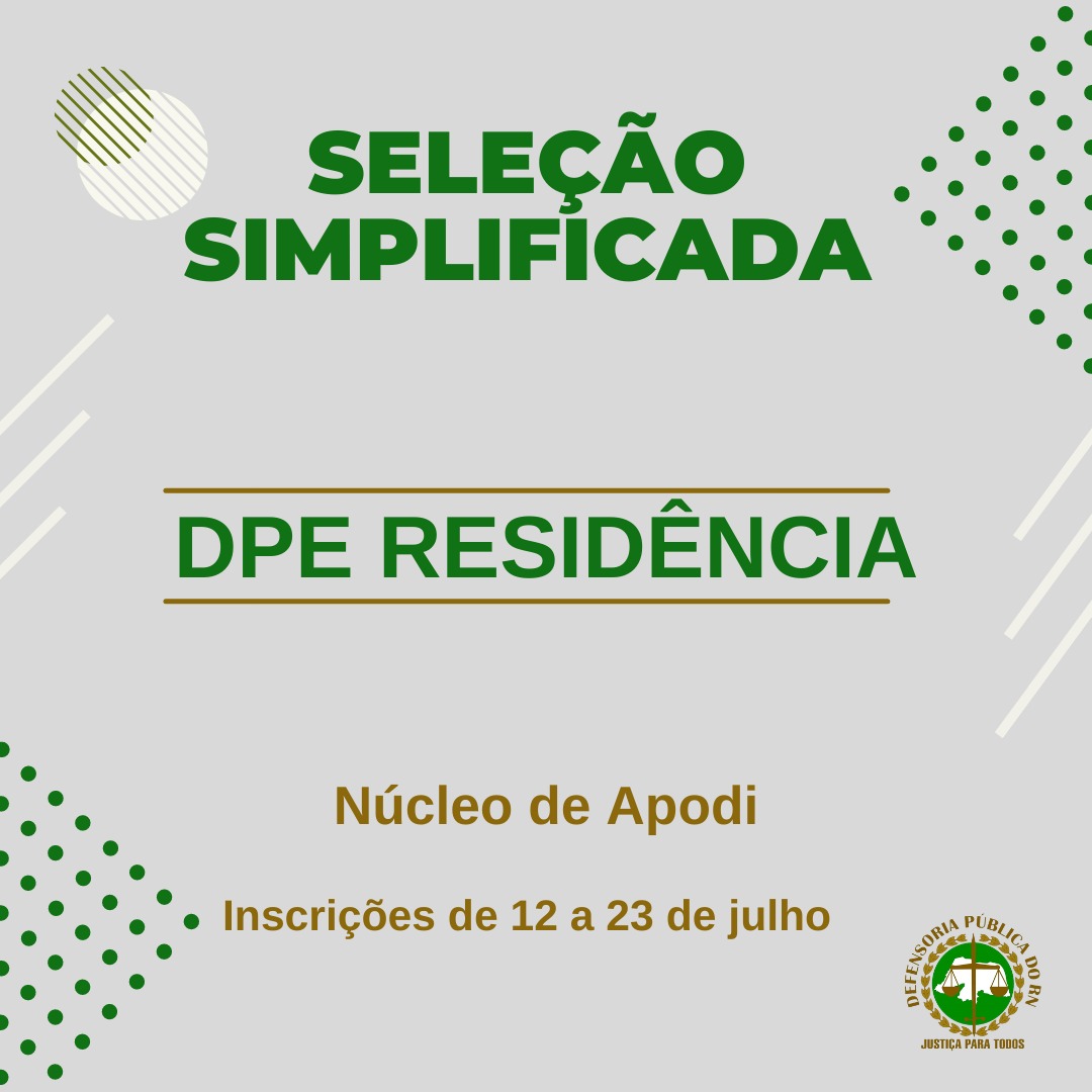 Seleção Simplificada para residentes em Apodi divulga resultado preliminar das etapas 1 e 2  
