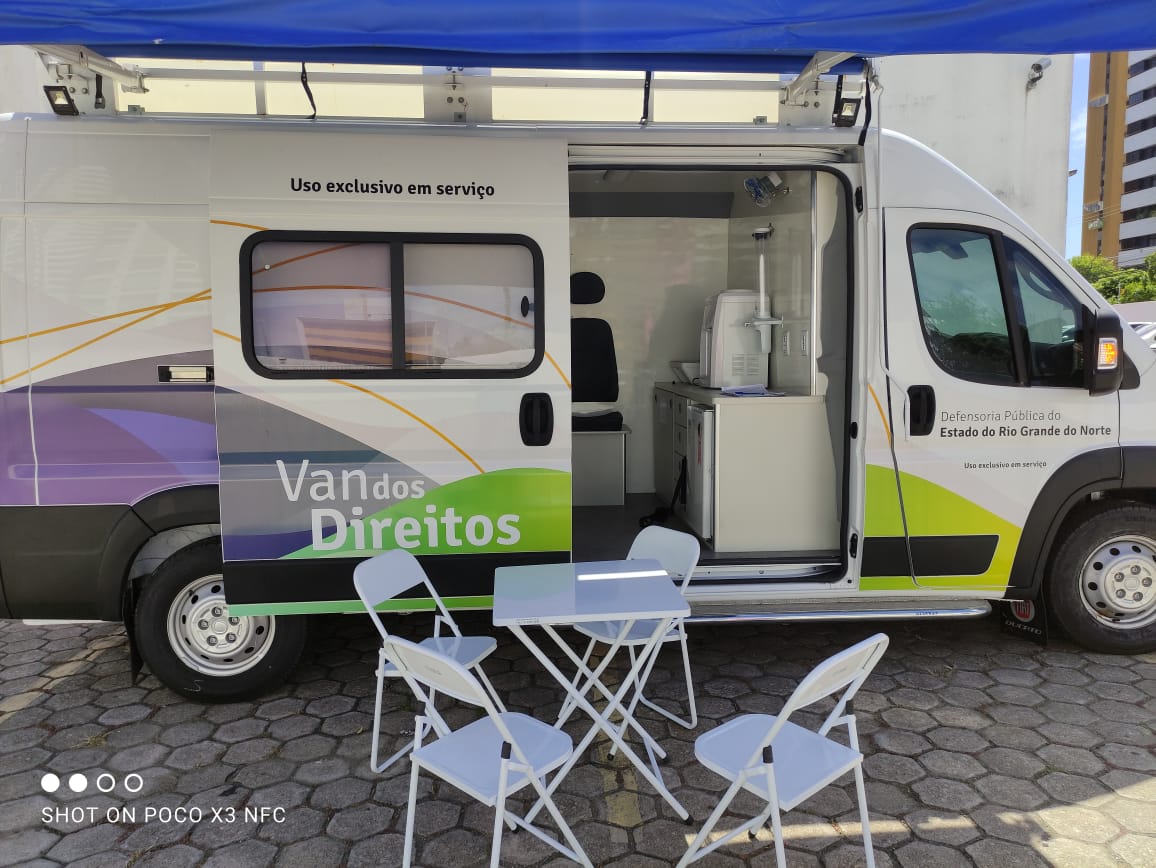 Defensoria Pública do RN recebe “Van dos Direitos” para intensificar atendimento à população