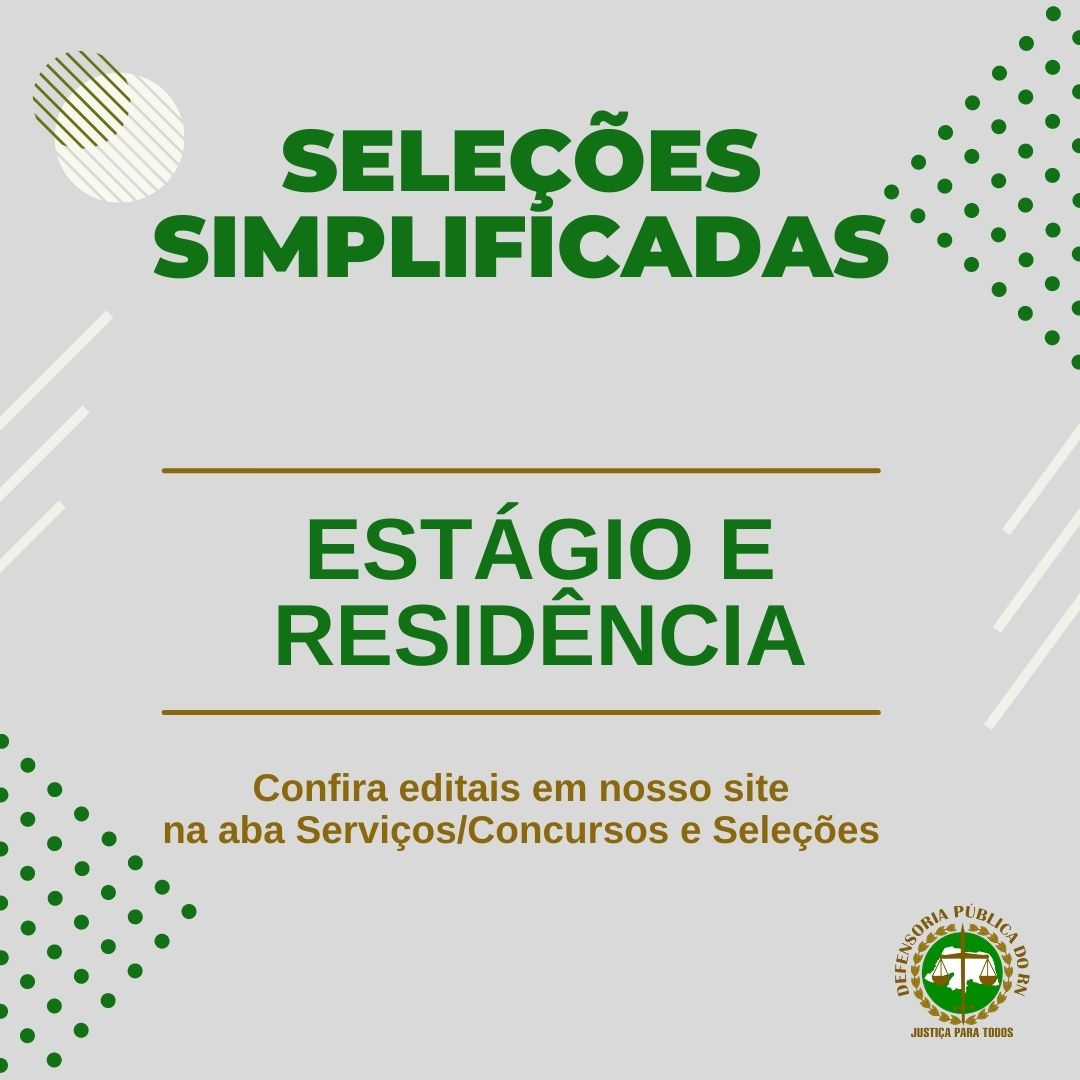 Edital de processo seletivo para residente e estagiário do NUDEV recebe retificação 