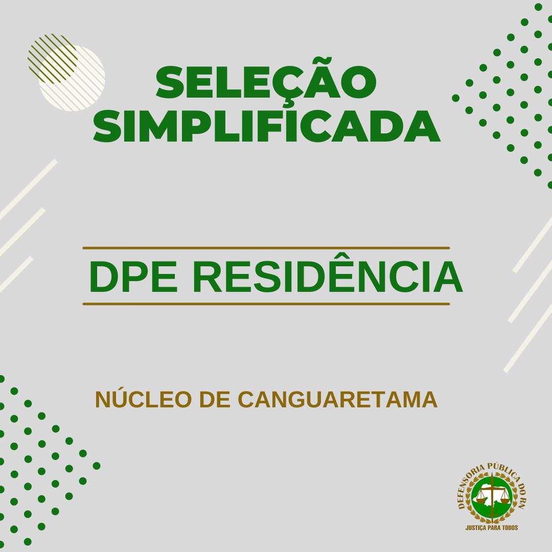 Divulgado o resultado definitivo da seleção de residentes para o Núcleo de Canguaretama