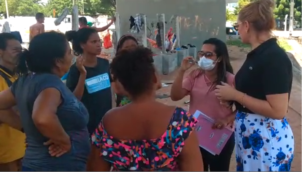 DPE/RN averígua recolhimento de itens de pessoas em situação de rua no Viaduto do Baldo  