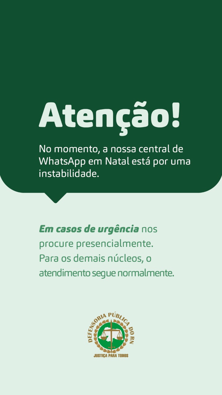 Informativo - Central de Whatsapp de Natal