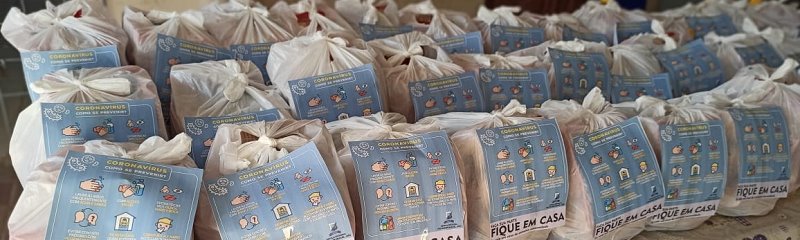 Kits começaram a ser entregues para alunos das escolas públicas estaduais de Santa Cruz