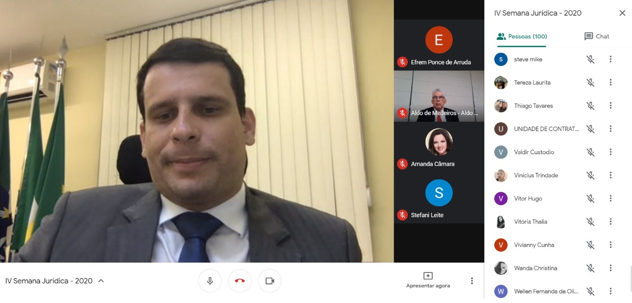 O Defensor Público-Geral do RN recebeu a homenagem em nome da instituição.