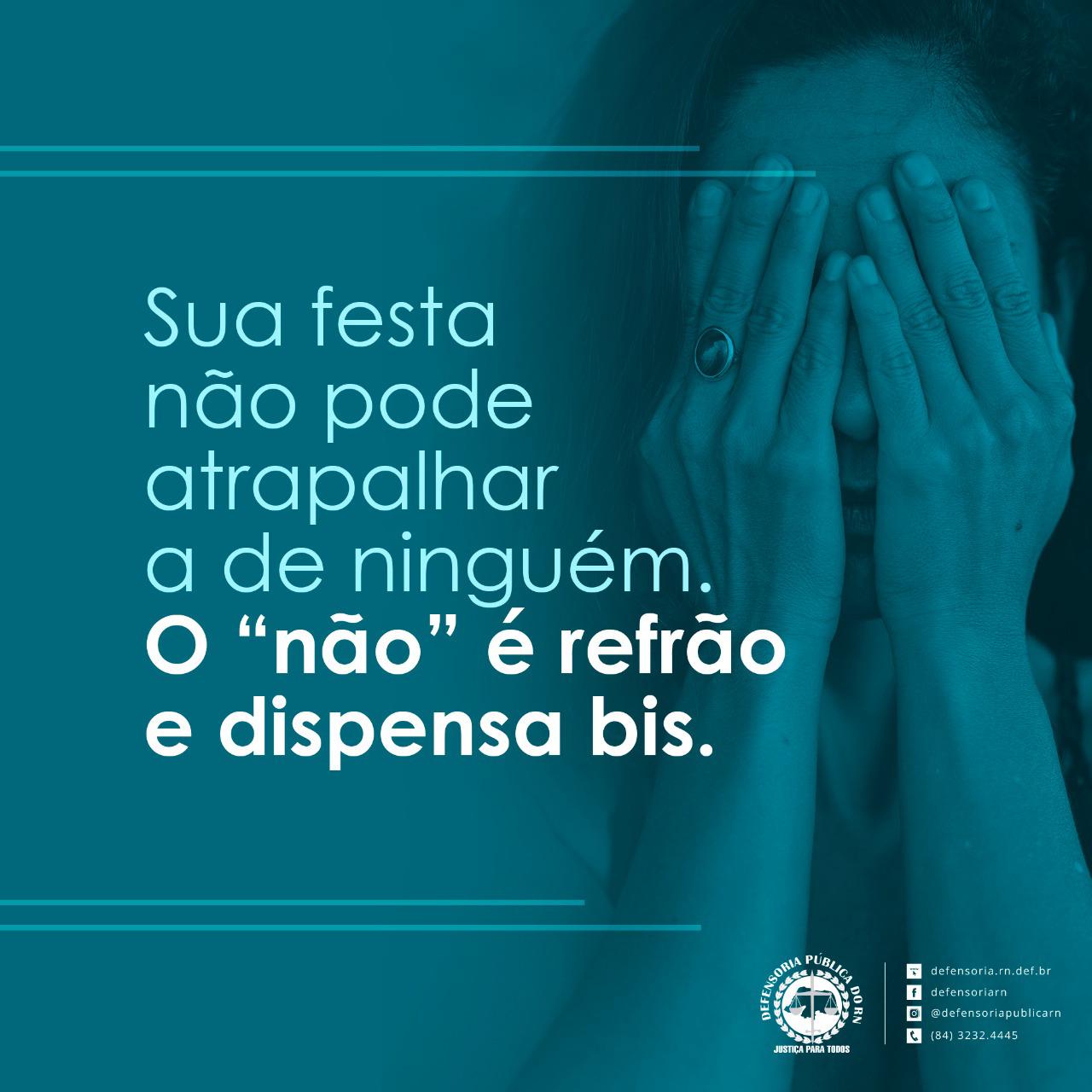 DPE/RN lança mensagens nas redes sociais para o Carnaval 2020