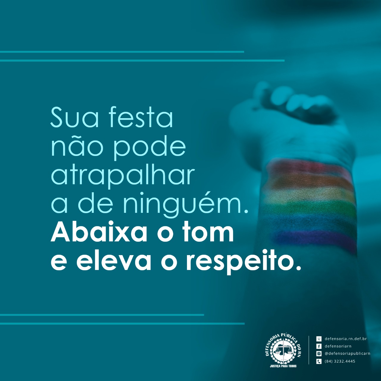 DPE/RN lança mensagens nas redes sociais para o Carnaval 2020