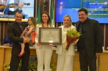 Homenagem foi entregue na Assembleia Legislativa do RN