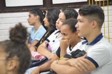 Em Dix-Sept Rosado, 160 estudantes participam do "Maria da Penha Vai às Escolas"