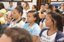 Em Dix-Sept Rosado, 160 estudantes participam do "Maria da Penha Vai às Escolas"