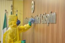 Sede Administrativa da DPE/RN passa por desinfecção no combate a Covid-19