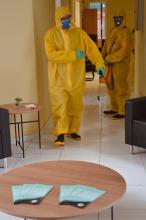 Sede Administrativa da DPE/RN passa por desinfecção no combate a Covid-19