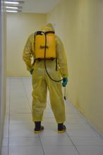 Sede Administrativa da DPE/RN passa por desinfecção no combate a Covid-19