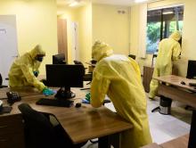 Sede Administrativa da DPE/RN passa por desinfecção no combate a Covid-19