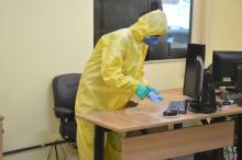 Sede Administrativa da DPE/RN passa por desinfecção no combate a Covid-19